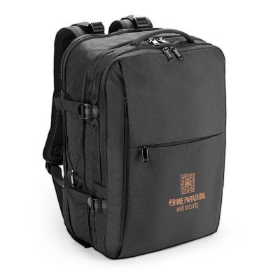 DALLAS. High-density recycled 600D polyester travel backpack for 17'3 laptop
